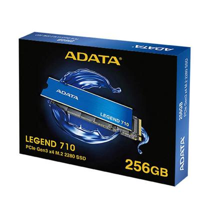 Imagem de SSD 256GB Adata Legend 710, M.2 2280 PCIe 3.0 NVMe, Leitura/Gravação 2100/1000MB/s - ALEG-710-256GCS