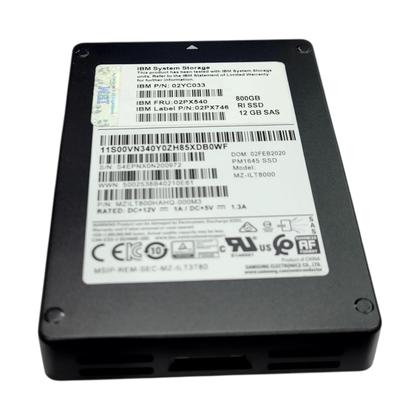 Imagem de Ssd 800gb Ibm Sas 12gbs 2.5 02px540 V5000 v5000e v5030e