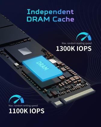 Acer Predator SSD 1TB PCIe Gen4x4 M.2 4点 SSD Acer Predator M.2 NVMe PCIe Gen4 1TB - Compatível com