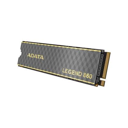 Imagem de SSD Adata Legend 860, 500GB, M.2 2280, PCIe Gen 4x4, NVMe Leitura: 6000MB/s, Gravação: 5000MB/s, Compatível com PS5, Preto - SLEG-860-500GCS