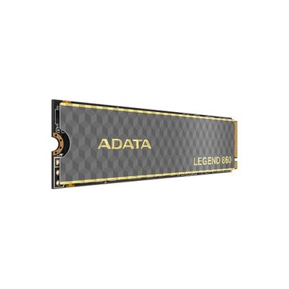 Imagem de SSD Adata Legend 860, 500GB, M.2 2280, PCIe Gen 4x4, NVMe Leitura: 6000MB/s, Gravação: 5000MB/s, Compatível com PS5, Preto - SLEG-860-500GCS