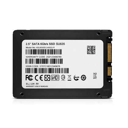 SSD Adata SU635, 240GB, SATA, Leituras: 520MB/s e Gravações: 450MB