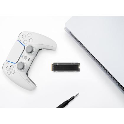 Imagem de SSD Corsair Force MP600 PRO LPX, 2TB, M.2 PCIe, NVMe, Leitura: 7100MB/s e Gravação: 6800MB/s, Preto - CSSD-F2000GBMP600PLP