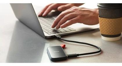 Imagem de Ssd externo portátil sandisk 1tb usb-c - sdssde30-1t00-g26