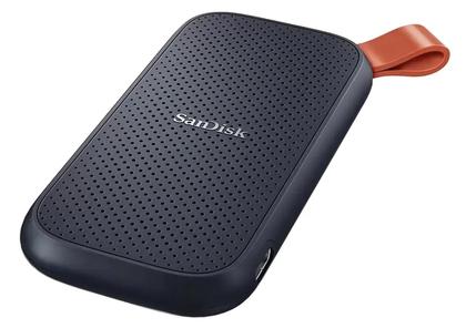 Imagem de SSD Externo Portátil Sandisk, 1TB, USB, Leitura 800MB, Preto e Laranja SDSSDE301T00G26
