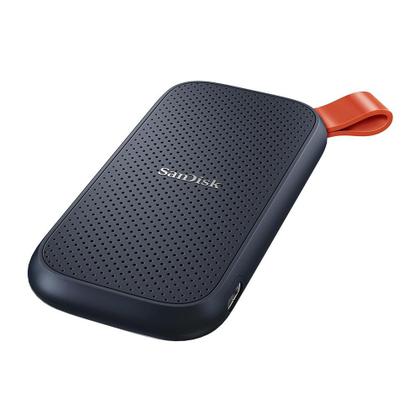 SSD Externo Portátil Sandisk, 1TB, USB, Leitura: 800MB/s, Preto e
