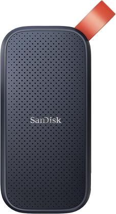 SSD Externo Portátil Sandisk, 2TB, USB, Leitura: 800MB/s, Preto e
