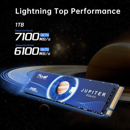 SSD Fikwot FX991 M.2 SSD NVMe de 1 TB M2 2280 PCIe de 4x4 - HD SSD