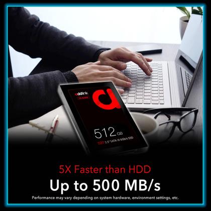 Imagem de SSD interno Addlink S20 512GB SATA III 2.5" para notebooks