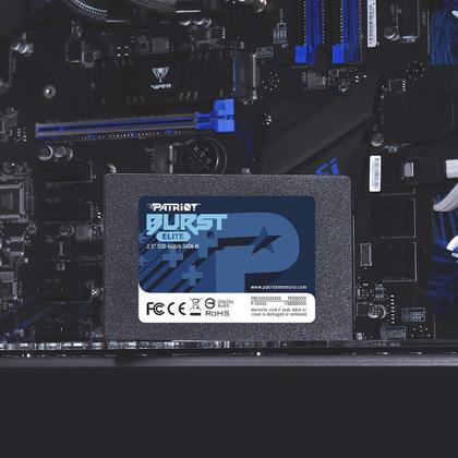 Imagem de SSD interno Patriot Burst Elite 1,92 TB SATA 3 2,5 3 anos PBE192TS25SSDR