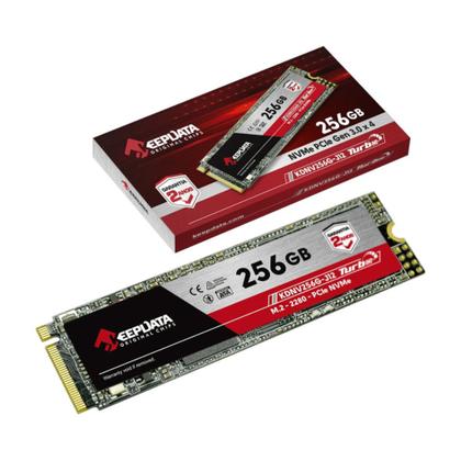 Imagem de SSD KeepData 256GB M.2 NVMe PCIe 3.0 x4 2280, Leitura até 2400MB/s, Gravação até 1700MB/s  KDNV256G-J12