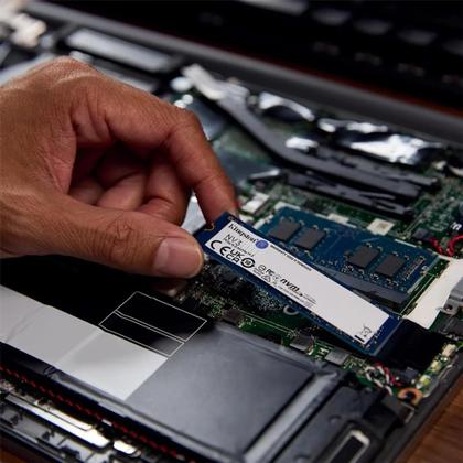 Imagem de SSD Kingston 1TB NV3, M.2 NVMe, 2280, PCIe 4.0, Leitura 6000MBs e Gravação 4000MBs, SNV3S/1000G