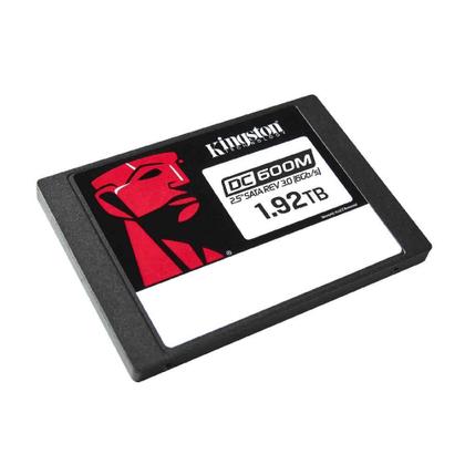 Imagem de SSD Kingston DC600M Mixed-Use, 1.92TB, SATA III, 2.5", Leitura: 560 MB/s, Gravação: 530 MB/s, para Servidor, Preto - SEDC600M/1920G