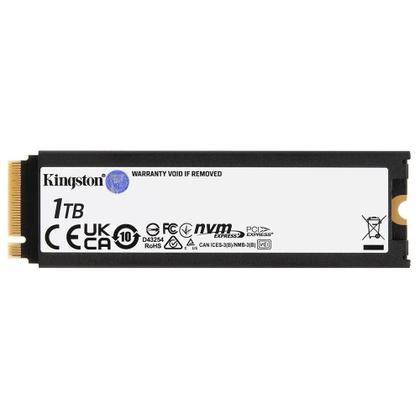 Imagem de SSD Kingston Fury Renegade, 1 TB, M.2 2280, PCIe 4.0 x4, NVMe, Leitura: 7300 MB/s, Gravação: 6000MB/s, com Dissipador, Compatível com PS5 - SFYRSK/...