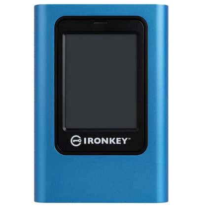 SSD Kingston IronKey Vault Privacy 80, 960GB, Portátil, USB 3.2 Gen 1, Leitura: 250 MB/s, Gravação: 250...