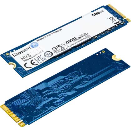 Imagem de SSD Kingston M2 NV3 500GB SNV3S/500G, PCIe 4.0 NVMe M.2, DC 3.3V