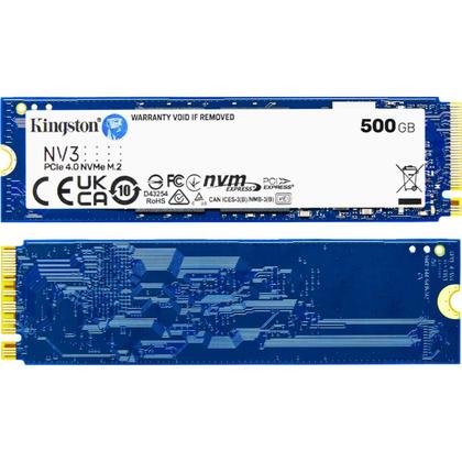 Imagem de SSD Kingston M2 NV3 500GB SNV3S/500G, PCIe 4.0 NVMe M.2, DC 3.3V