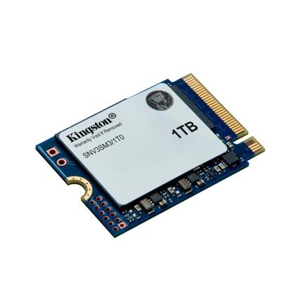 Imagem de SSD Kingston NV3, 1TB, M.2 2230, PCIe 4.0 x4, NVMe, Leitura: 6000 MB/s, Gravação: 5000 MB/s - SNV3SM3/1T0