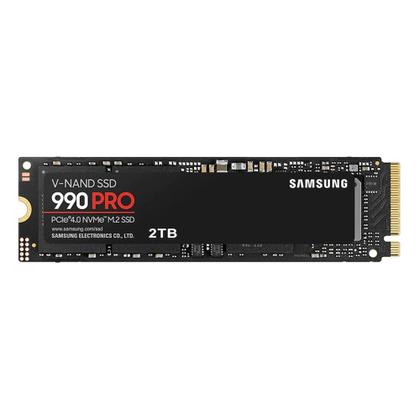 Imagem de SSD M.2 2TB Samsung 990 Pro PCIe Gen 4.0 x4 NVMe 2.0 Leitura até 7450MBs Gravação até 6900MBs MZ V9P2T0B AM