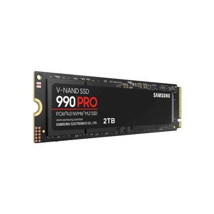 Imagem de SSD M.2 2TB Samsung 990 Pro PCIe Gen 4.0 x4 NVMe 2.0 Leitura até 7450MBs Gravação até 6900MBs MZ V9P2T0B AM