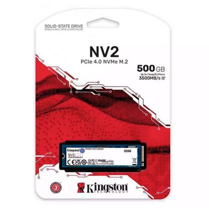 SSD M.2 Kingston NV2 500GB / NVMe PCIe 4.0 x4, Gen4- (SNV2S/500G