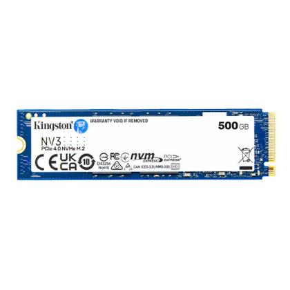 Imagem de Ssd M.2 Nvme 2280 Pcie 500gb Kingston Snv3s 5000/3000 Mb/s