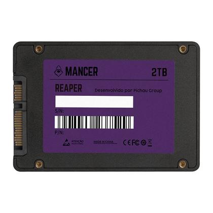 Imagem de SSD Mancer Reaper, 2TB, SATA III 6GB/s, Leitura 550 MB/s, Gravacao 500 MB/s, MCR-RPRPN-2TB