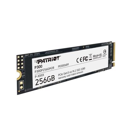 Imagem de Ssd Patriot 256gb M.2 P300 Nvme 2280 Pcie Leitura E Gravação 1700mb/s - 1100mb/s Gen3x4 P300p256gm28
