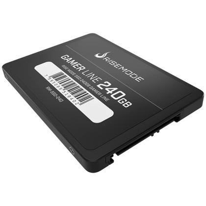 Imagem de SSD Rise Mode Gamer Line, 240GB, SATA III, Leitura: 530MB/s, Gravação: 520MB/s, Preto - RM-SSD-240