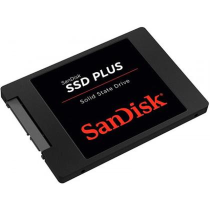 SSD SanDisk Plus, 500GB, Sata III, Leitura: 545MBs e Gravação
