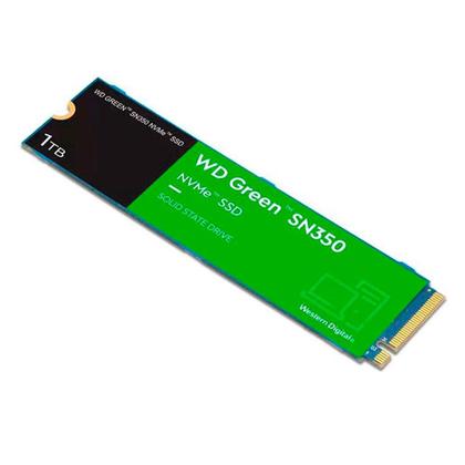 Imagem de SSD Sandisk SN350, 1TB, M.2 2280, PCIe, NVMe, Leitura: 2400MB/s e Gravação:1850MB/s, Verde - WDS100T2G0C