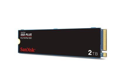 Imagem de SSD SanDisk SSD Plus M.2 NVMe de 2 TB - PCIE Gen 3.0