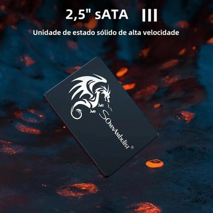 Imagem de SSD Somnambulist de Alta Velocidade - 120GB, 240GB, 480GB, 960GB e 2TB para PC e Laptop