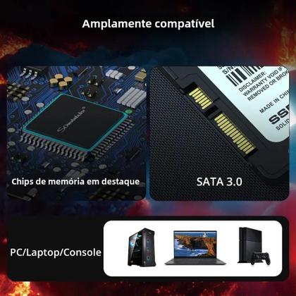 Imagem de SSD Somnambulist de Alta Velocidade - 120GB, 240GB, 480GB, 960GB e 2TB para PC e Laptop