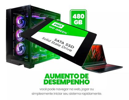 Imagem de Ssd wd Green 480GB 2,5 sata iii 545MB/s WDS480G3G0A