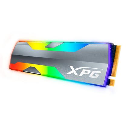 Imagem de SSD XPG Spectrix S20G, 500GB, M.2 2280, PCIe Gen3x4, Leitura: 2500 MB/s, Gravação: 1800 MB/s, 3D NAND, Rainbow - ASPECTRIXS20G-500G-C