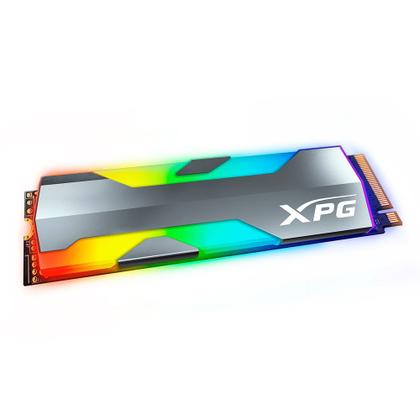Imagem de SSD XPG Spectrix S20G, 500GB, M.2 2280, PCIe Gen3x4, Leitura: 2500 MB/s, Gravação: 1800 MB/s, 3D NAND, Rainbow - ASPECTRIXS20G-500G-C