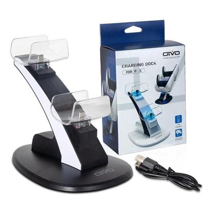 Imagem de Stand Carregadora Compativel Com Manete Joystick Ps5