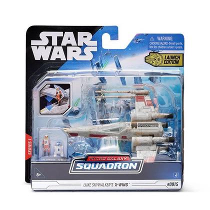 Imagem de Star Wars Micro Galaxy Squadron X-Wing Com 2 Micro Figuras - Luke Skywalker e R2-D2 - Launch Edition 0015 - Sunny - 3441