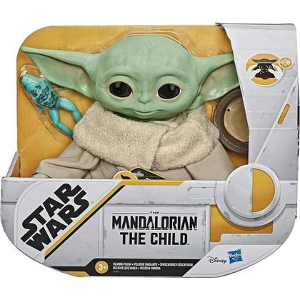 Imagem de Star Wars The Child Baby Yoda Pelúcia Que Fala Hasbro F1115