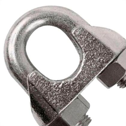 Imagem de Starfer Clips P/Cabo De Aco  06-1/4 - Kit C/50 Pc