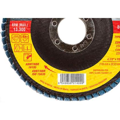 Imagem de Starrett Disco Flap  4.1/2 X 40 - Kit C/12 Pc