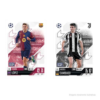 Imagem de Starter Pack Topps Match Attax 2024/25 UEFA Com 2 Cards Edição Limitada E Muito Mais