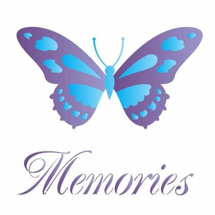 Imagem de Stencil Opa Duplo 14 X 14 cm - Borboleta Memories - 1374