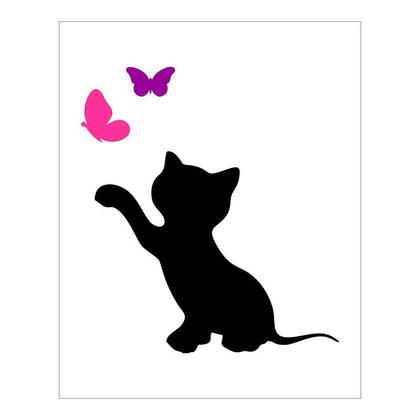 Imagem de Stencil Tamako Gato - 20X25Cm - Ref B777