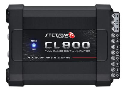 Imagem de Stetsom CL800.4 Amplificador Digital 4 Canais 800W RMS Compacto e Flexível para Som Profissional
