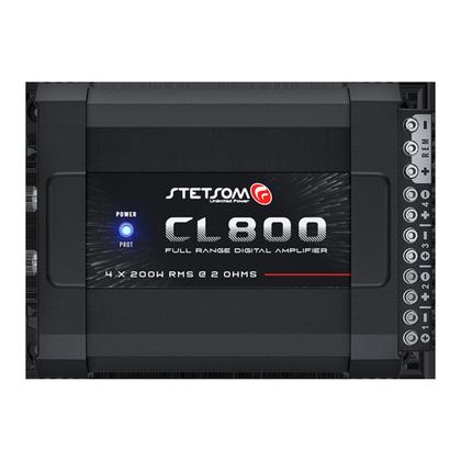 Imagem de Stetsom CL800.4 Amplificador Digital 4 Canais 800W RMS Compacto e Flexível para Som Profissional