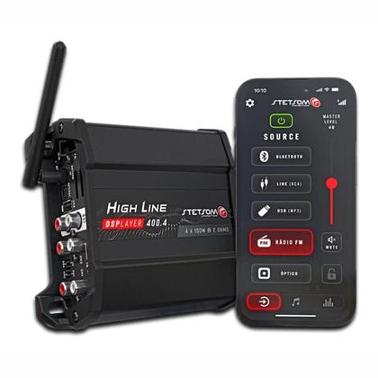 Imagem de Stetsom HL400.4 Módulo Amplificador 4 Canais 400W RMS 2 Ohm Som Automotivo de Alta Performance