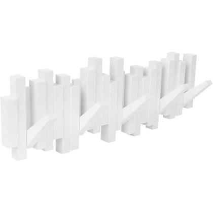 Imagem de Sticks Cabideiro FLIP com 5 Ganchos Branco UMBRA