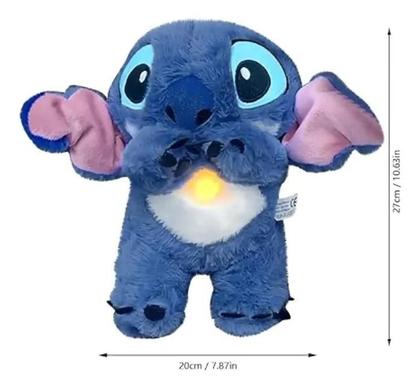 Imagem de Stitch Pelucia Que Respira Alivia Ansiedade Com Som Brinde Exclusivo